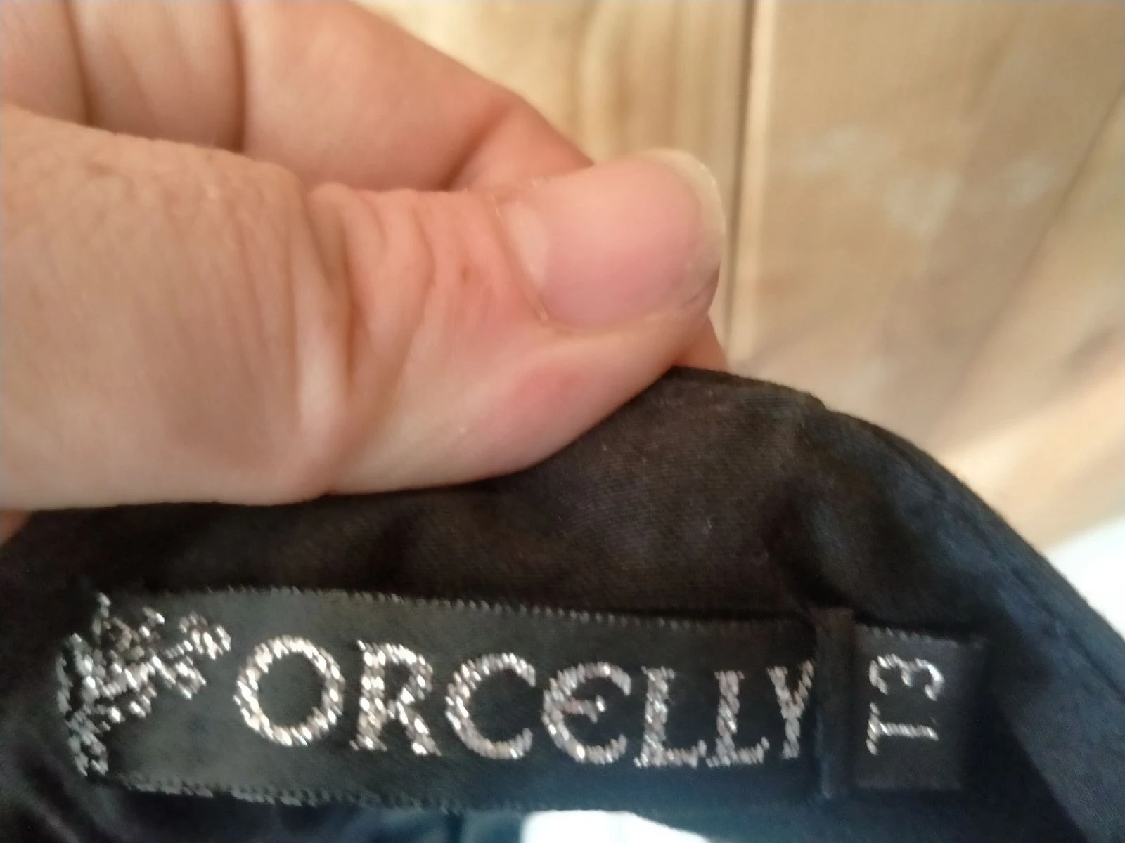 Falda negra Orcellye mujer T3 (≈38) botones decorativos chic elegante – photo 3